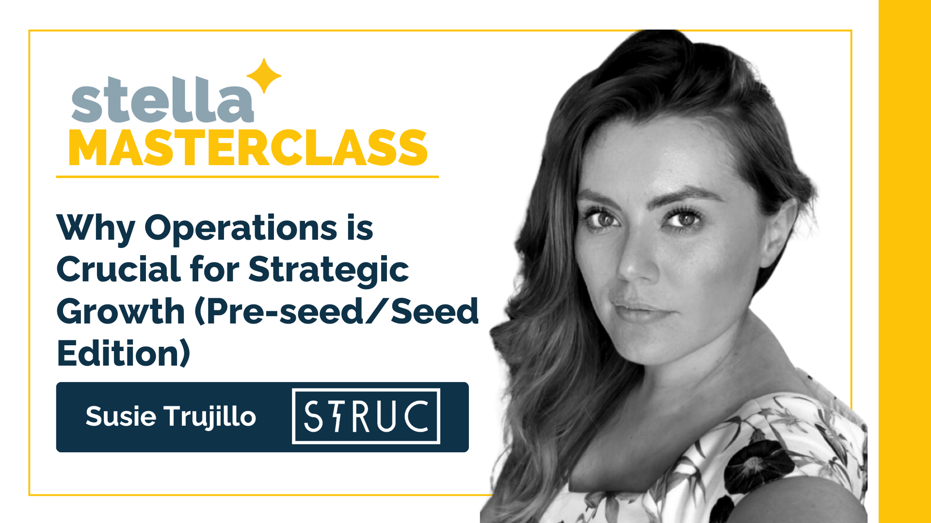 STRUC Masterclass: Why Operations is Crucial for Strategic Growth (Pre-seed/Seed Edition)