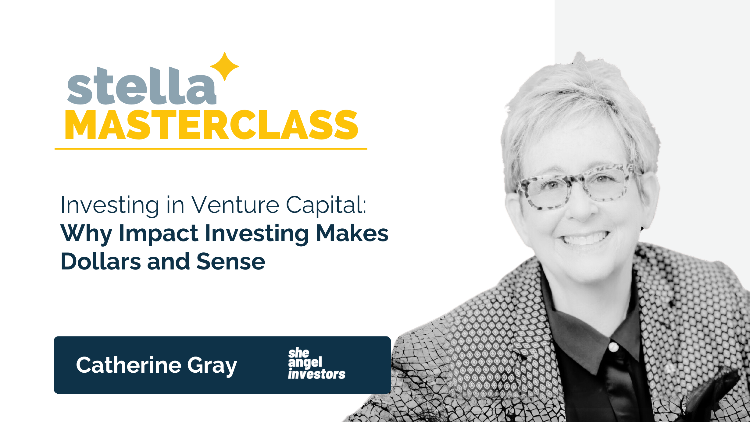 Stella February Masterclass with Catherine Gray Event Banner