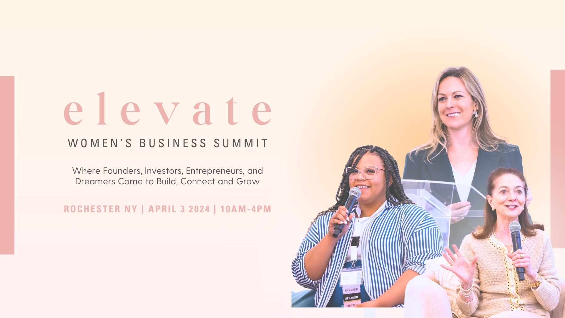 2025 Elevate Women's Business Summit web banner