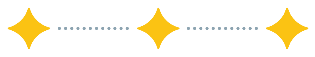 3stars and dots divider stars and dots divider